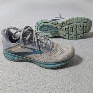 Brooks Anthem 5 Running Shoes Womens 9.5 Gray Blue Athletic Sneakers 1203651B028